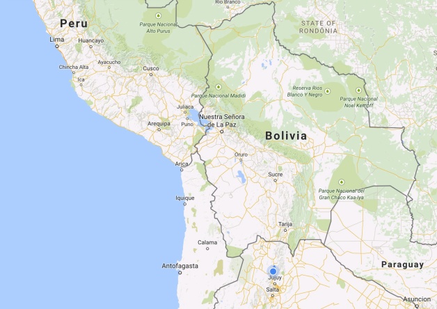 Map: Bolivia